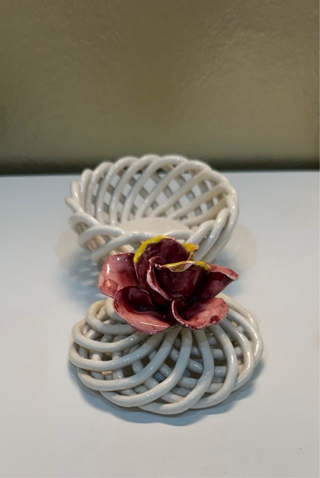 Caja Joyero De Cerámica Capodimonte