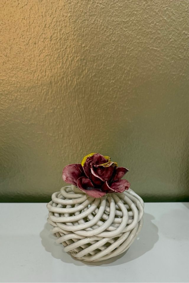 Caja Joyero De Cerámica Capodimonte