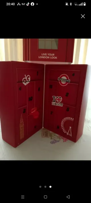 Calendario Adviento Rimmel Rojo