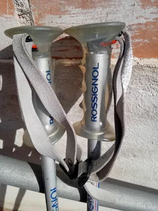 Pareja bastones esquí Rossignol adultos 115 cm .
