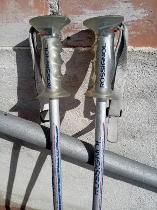 Pareja bastones esquí Rossignol adultos 115 cm .