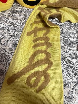 Bufanda Mujer Amarilla y Marrón