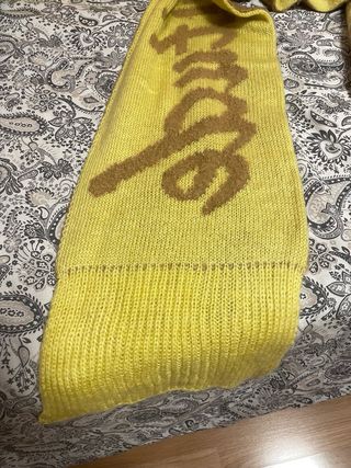 Bufanda Mujer Amarilla y Marrón