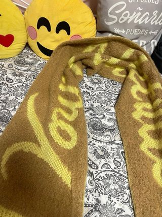 Bufanda Mujer Amarilla y Marrón