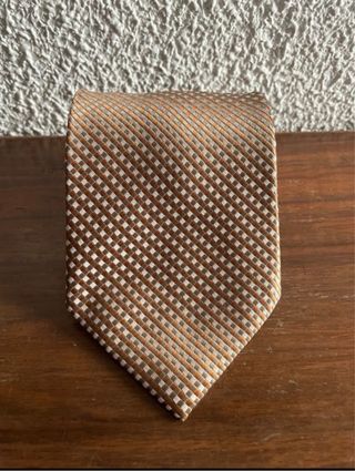 Corbata Beige y Marrón
