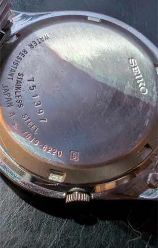 Seiko 5 Automatico Vintage Righe Oro Bianco