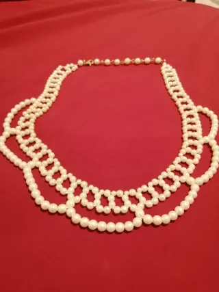 Gargantilla perlitas bisutería