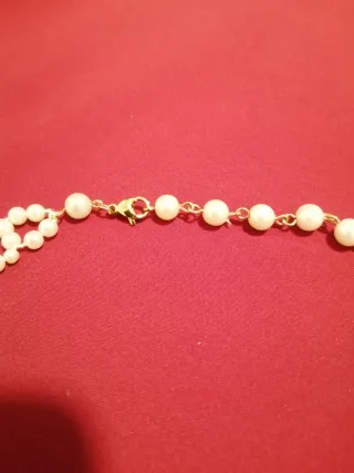 Gargantilla perlitas bisutería