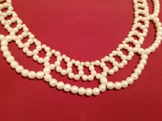 Gargantilla perlitas bisutería