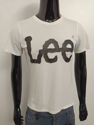 Camiseta Lee Blanca Logo Grande