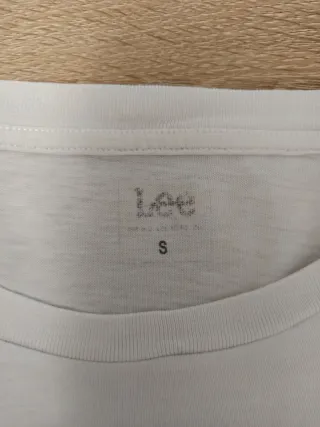 Camiseta Lee Blanca Logo Grande