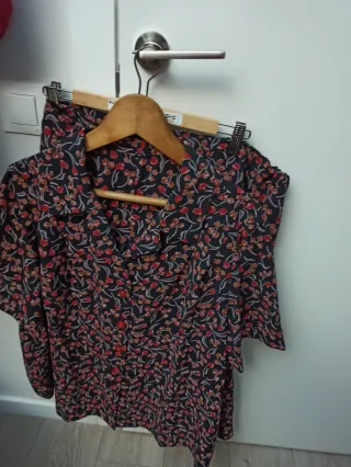 Conjunto Falda y Blusa Estampado Floral