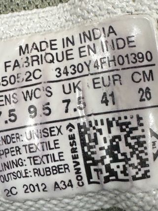 Converse All Star Verdi Taglia 41