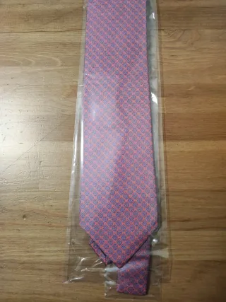 Corbata Lester Pura Seda Rosa