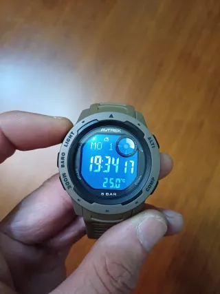 Reloj Deportivo AVTREX Táctico WR50M Estilo Garmin