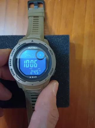Reloj Deportivo AVTREX Táctico WR50M Estilo Garmin