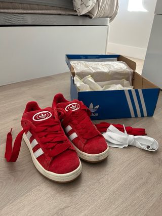 Zapatillas Adidas Campus Rojas