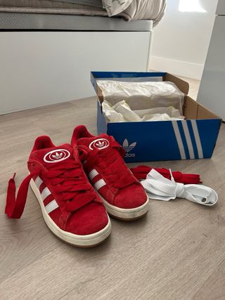 Zapatillas Adidas Campus Rojas