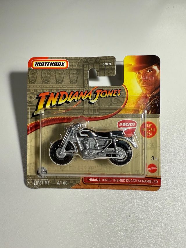 Matchbox Indiana Jones Ducati Scrambler