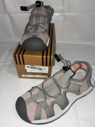 Sandalias Deportivas Mujer Talla 36 Gris Rosa