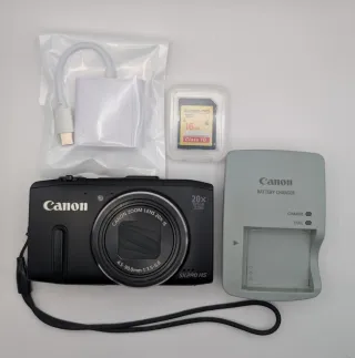 Canon Powershot SX280HS Fotocamera Digitale Nera