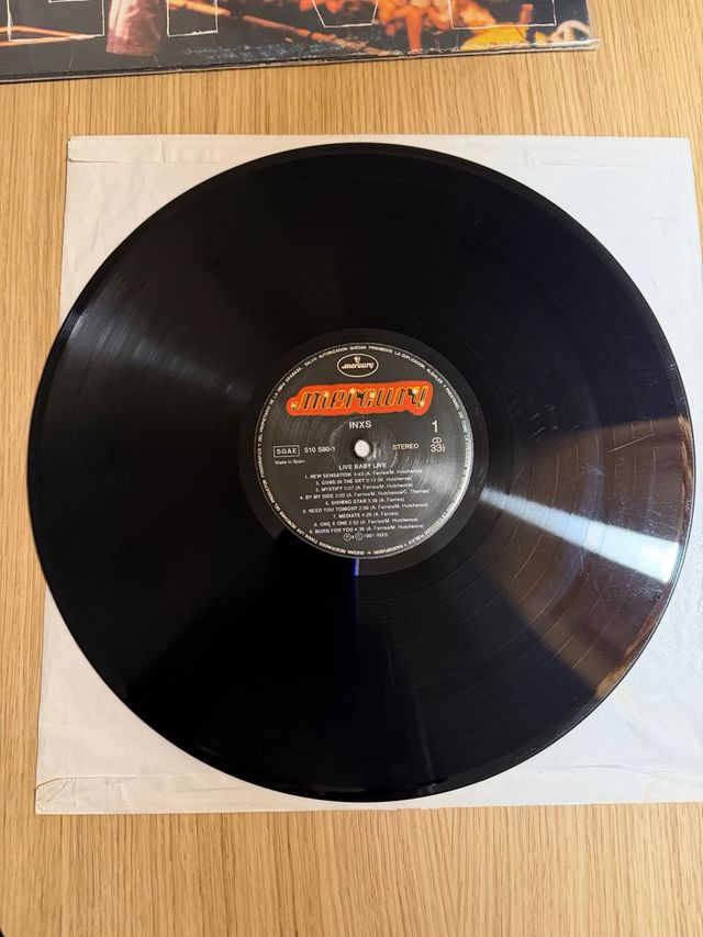INXS Live Baby Live LP Vinilo