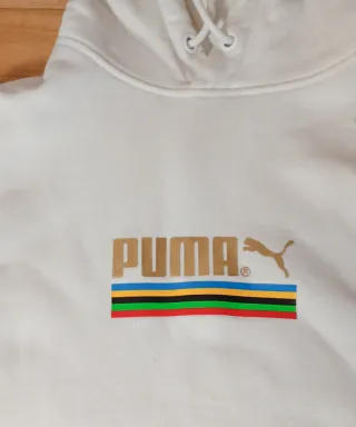 Sudadera Puma Blanca Talla XL