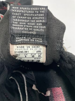 Zapatillas Atletismo Nike Negras Talla 40