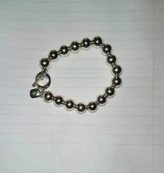 Pulsera Pandora Bolas Plata Cierre T