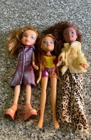 Lotto 3 bambole Bratz