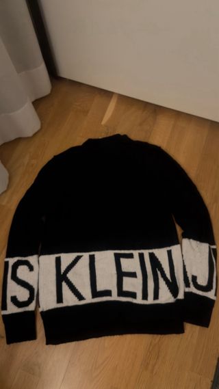 Maglione Calvin Klein Nero e Bianco