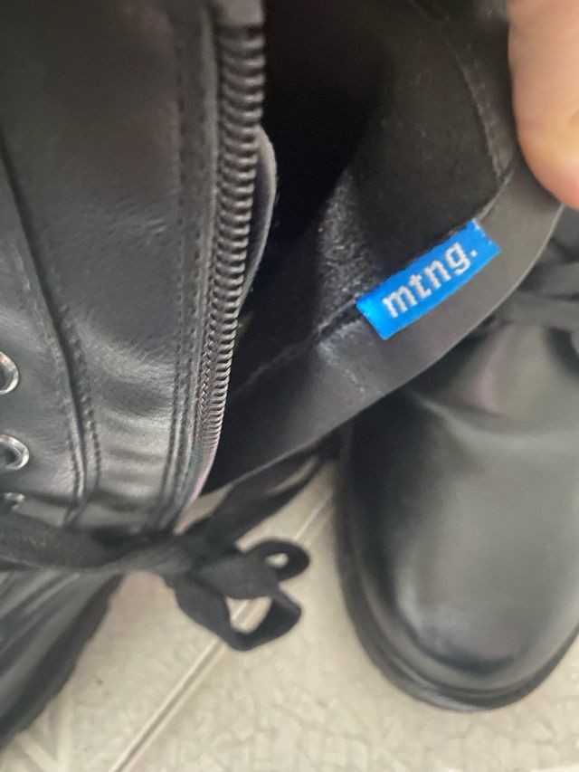 Botas MTNG Negras Talla 38