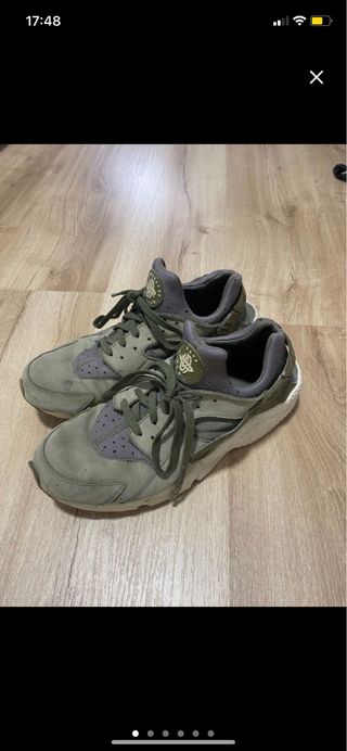 Zapatillas Nike Huarache Talla 47 Verde