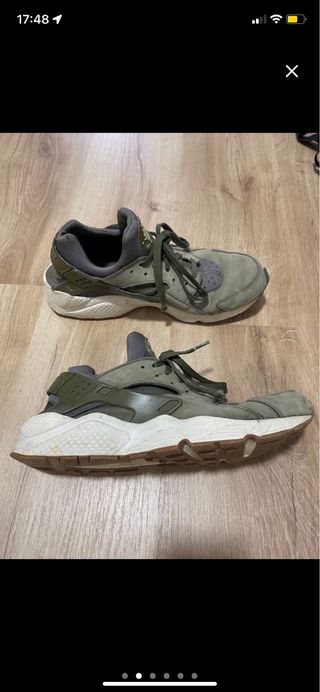 Zapatillas Nike Huarache Talla 47 Verde