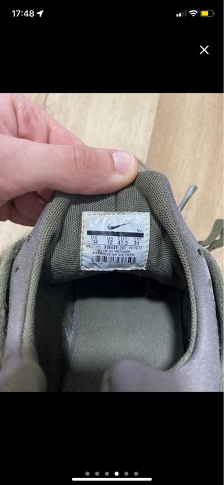 Zapatillas Nike Huarache Talla 47 Verde