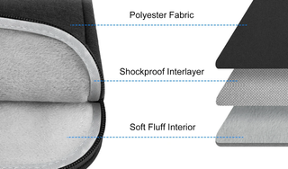 Funda portátil hasta 17 Negra