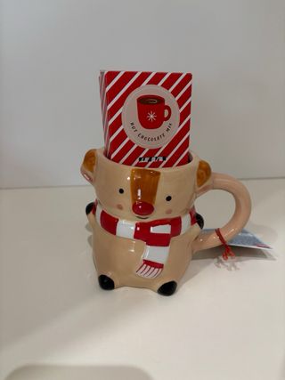 Tazza Renna con Cioccolata Calda