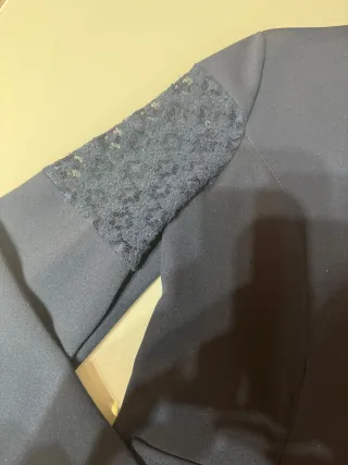 Chaqueta Negra Talla M-L con Encaje