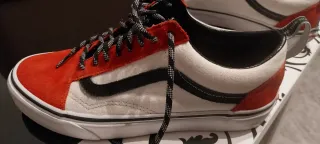 Zapatillas Vans Old Skool Rojas y Blancas