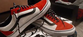 Zapatillas Vans Old Skool Rojas y Blancas