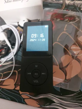 Reproductor MP3 Bluetooth Negro