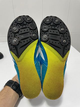 Zapatillas Clavos Kalenji Azul/Verde