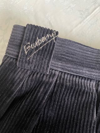 Pantalón pana Burberry marino