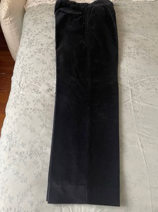 Pantalón pana Burberry marino