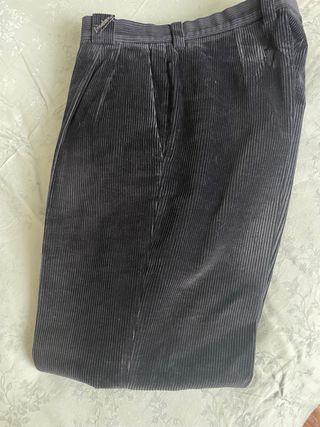 Pantalón pana Burberry marino