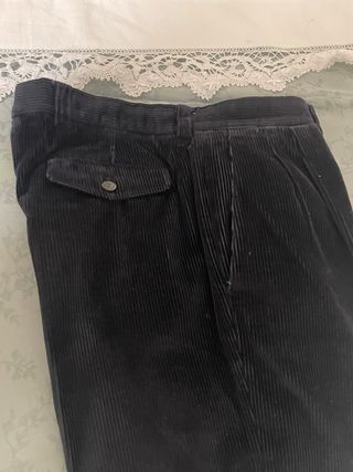 Pantalón pana Burberry marino