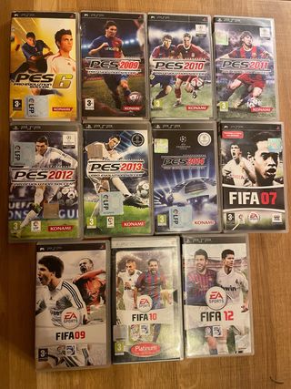 Lote 11 Videojuegos PSP (Fútbol)