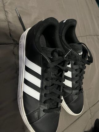 Adidas Grand Court Zapatillas Negras Blancas