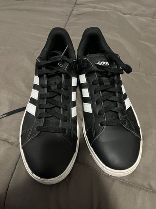 Adidas Grand Court Zapatillas Negras Blancas
