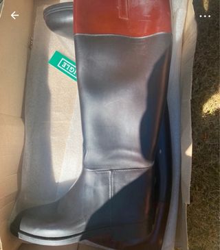 Botas de Hípica Aigle Marrón/Negro